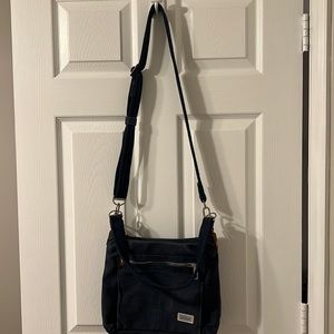 Travelon Blue Canvas Crossbody gently used
